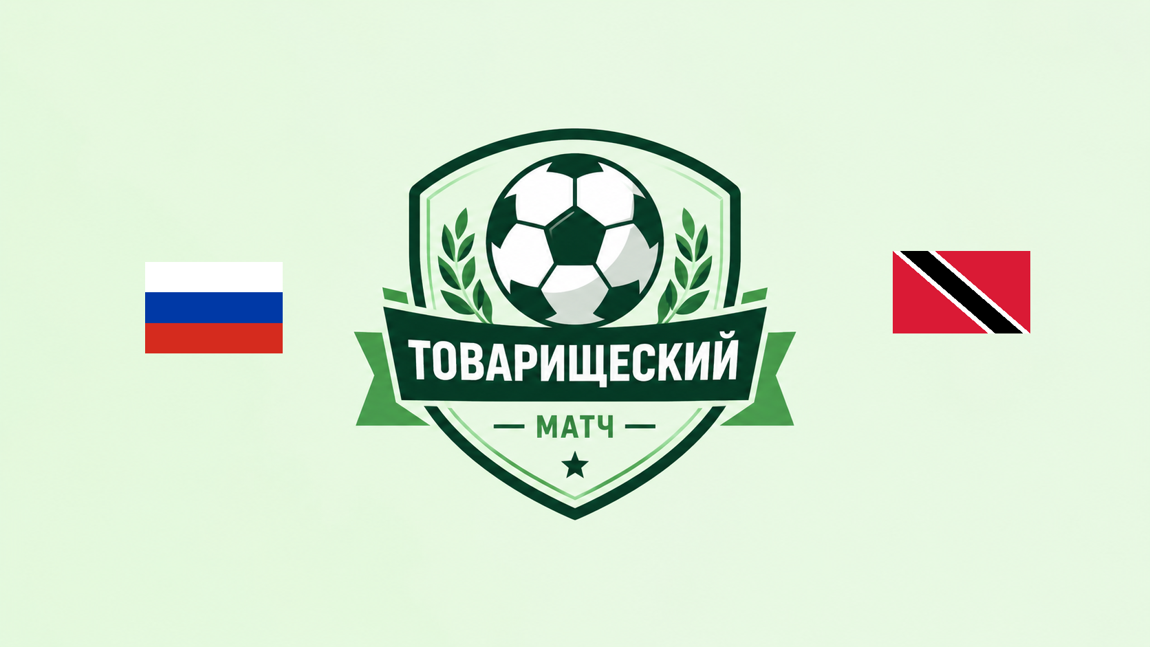 Прогноз на мат Россия - Тринидад и Тобаго 09.06.26.товарищеский матч